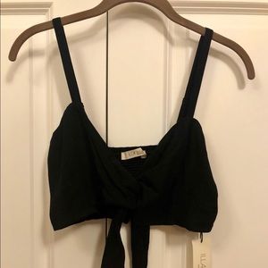 Tie-Front Crop Top